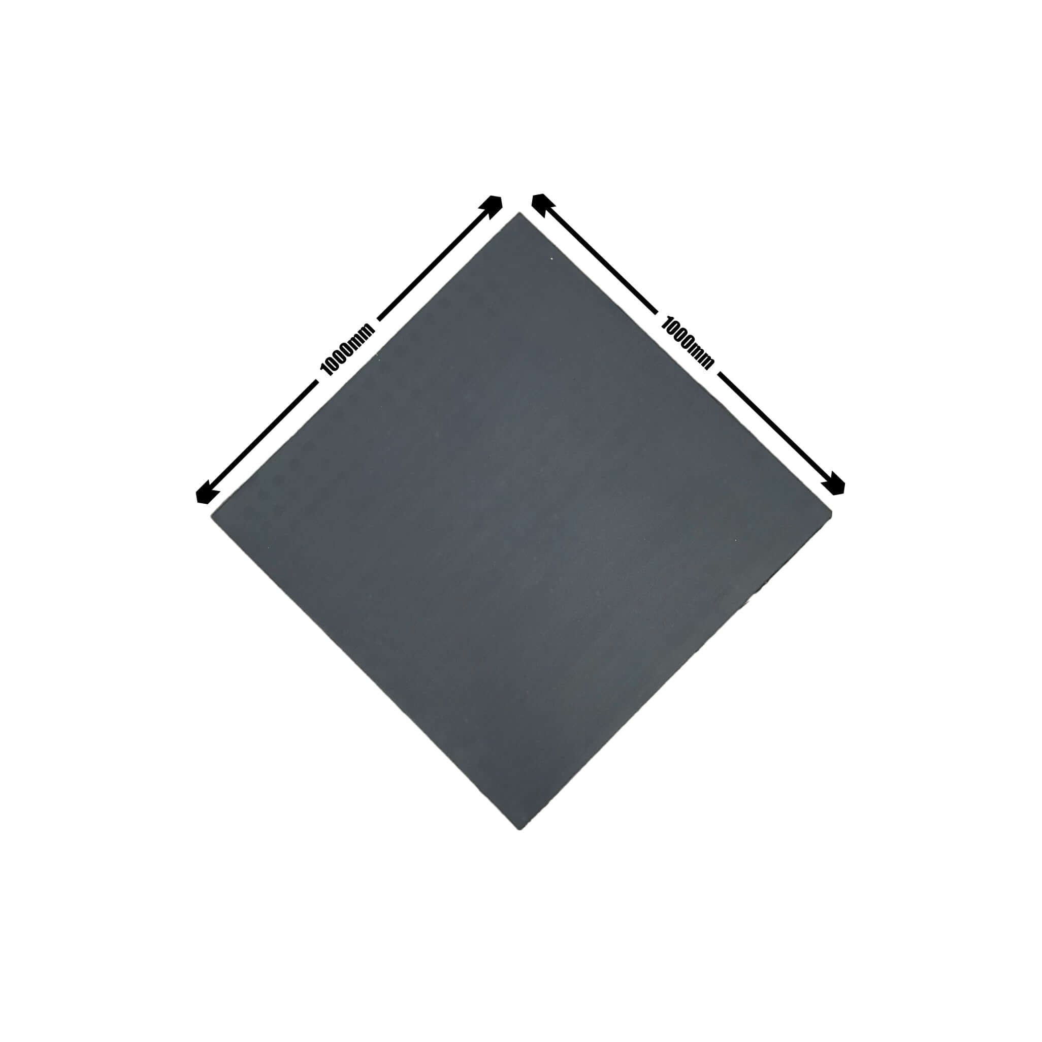 Pack of 3 - 30mm Rubber Gym Flooring Dual Density EPDM Rubber Dense Tile Mat 1m x 1m BLACK with WHITE | INSOURCE Pack of 3 - 30mm Rubber Gym Flooring Dual Density EPDM Rubber Dense Tile Mat 1m x 1m BLACK with WHITE | INSOURCE