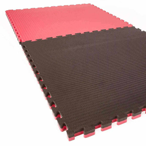 10 x 40mm EVA Foam Jigsaw Interlocking Floor Tile Mat 1m x 1m BLACK / RED 10 x 40mm EVA Foam Jigsaw Interlocking Floor Tile Mat 1m x 1m BLACK / RED