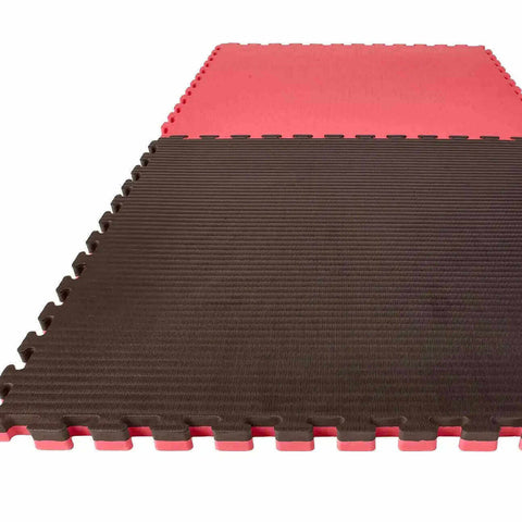 10 x 40mm EVA Foam Jigsaw Interlocking Floor Tile Mat 1m x 1m BLACK / RED 10 x 40mm EVA Foam Jigsaw Interlocking Floor Tile Mat 1m x 1m BLACK / RED
