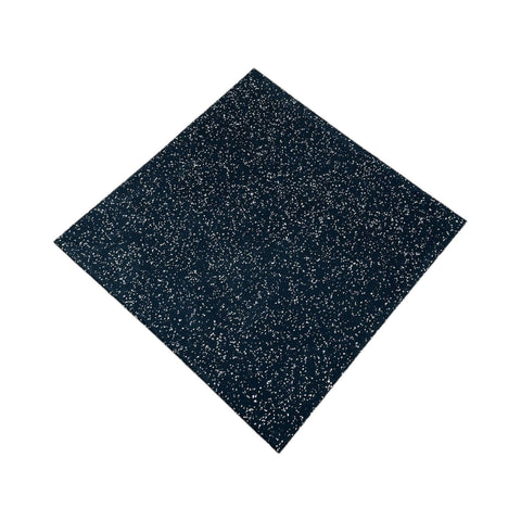 Pack of 3 - 30mm Rubber Gym Flooring Dual Density EPDM Rubber Dense Tile Mat 1m x 1m BLACK with WHITE | INSOURCE Pack of 3 - 30mm Rubber Gym Flooring Dual Density EPDM Rubber Dense Tile Mat 1m x 1m BLACK with WHITE | INSOURCE