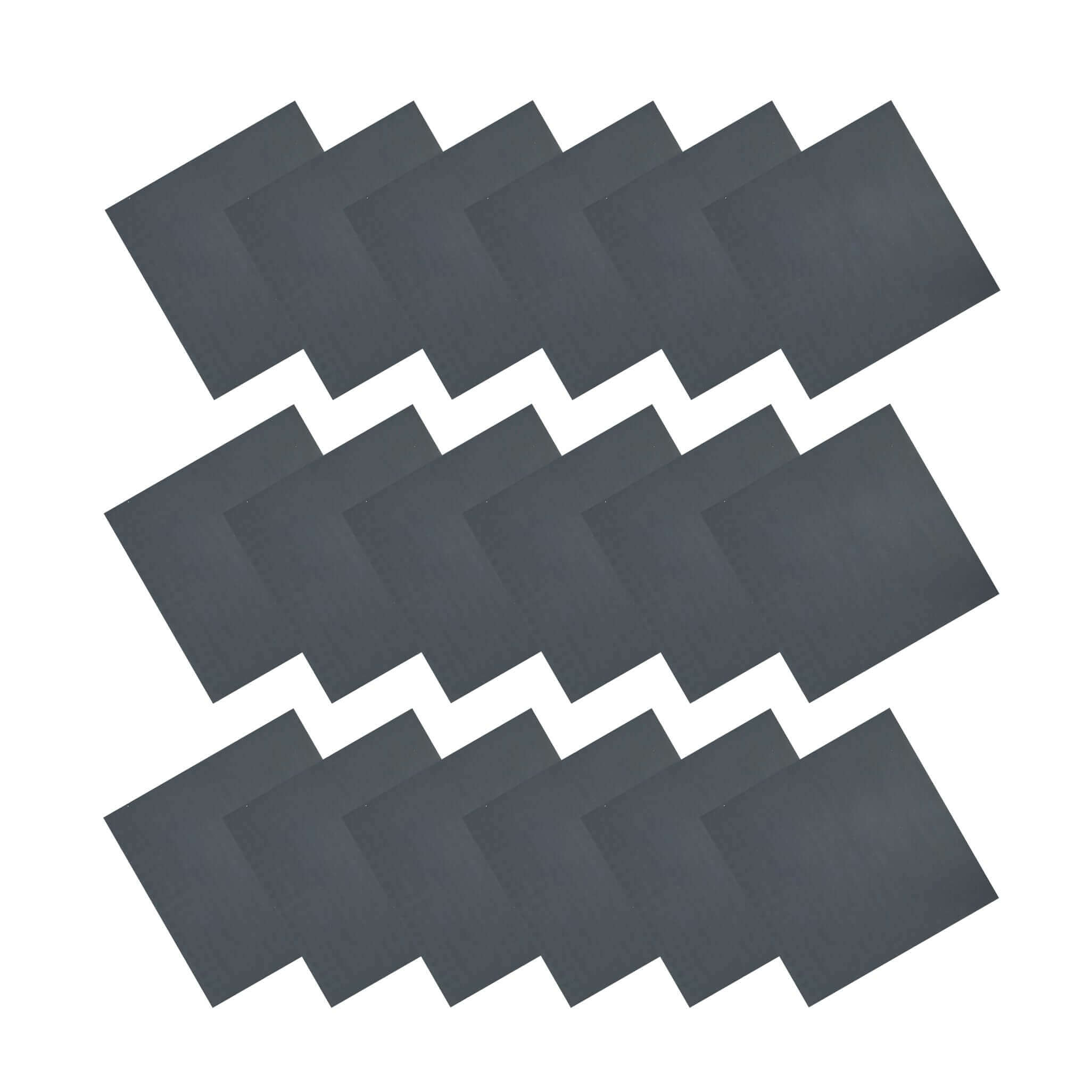 20mm Rubber Gym Flooring Dual Density EPDM Rubber Dense Tile Mat 1m x 1m BLACK | INSOURCE