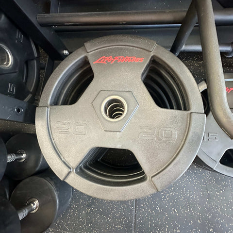Polyurethane Tri Grip Weight Plates High quality PU [Pre-owned]