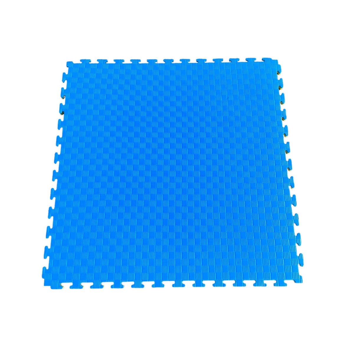 20mm EVA Foam Jigsaw Interlocking Floor Tile Mat 1m x 1m BLUE / YELLOW