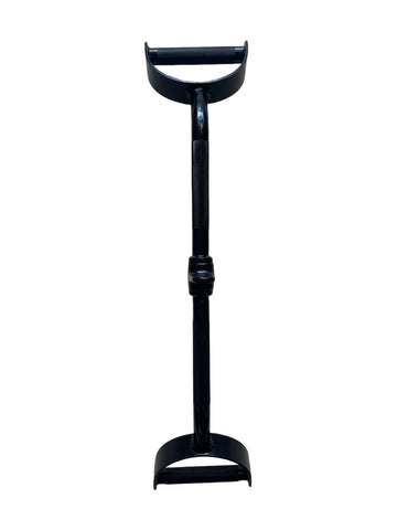 Black Steel Lat Pulldown D Handle Cable Attachment | INSOURCE