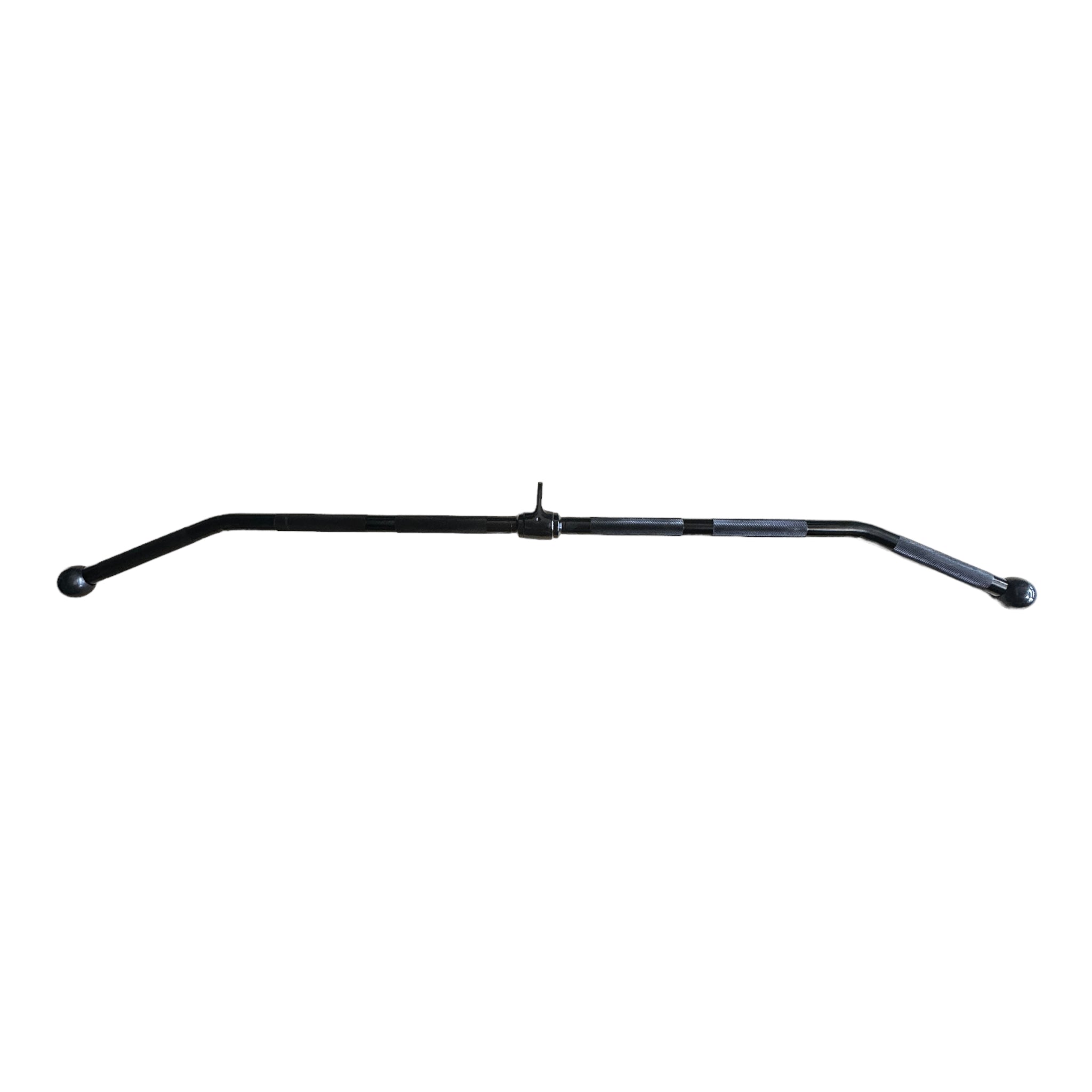 Black Steel Wide Lat Pulldown Bar Cable Attachment | INSOURCE