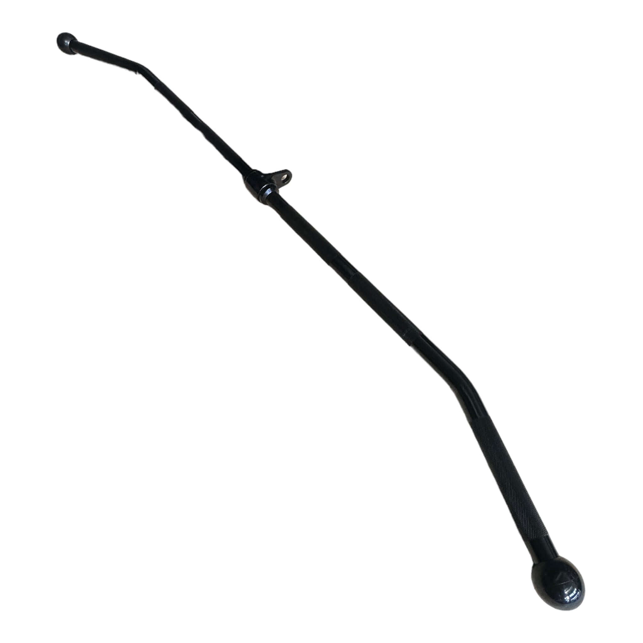 Black Steel Wide Lat Pulldown Bar Cable Attachment | INSOURCE