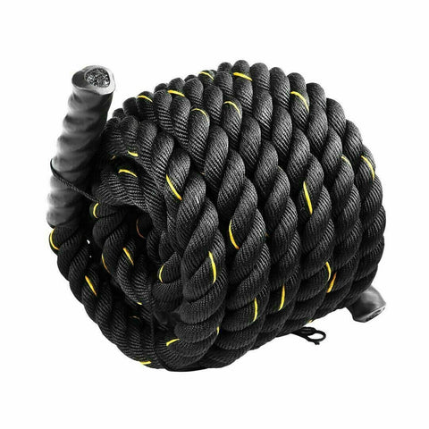 9m 50mm Battle Ropes Nylon Thick Heavy Duty Exercise Training Rope | INSOURCE