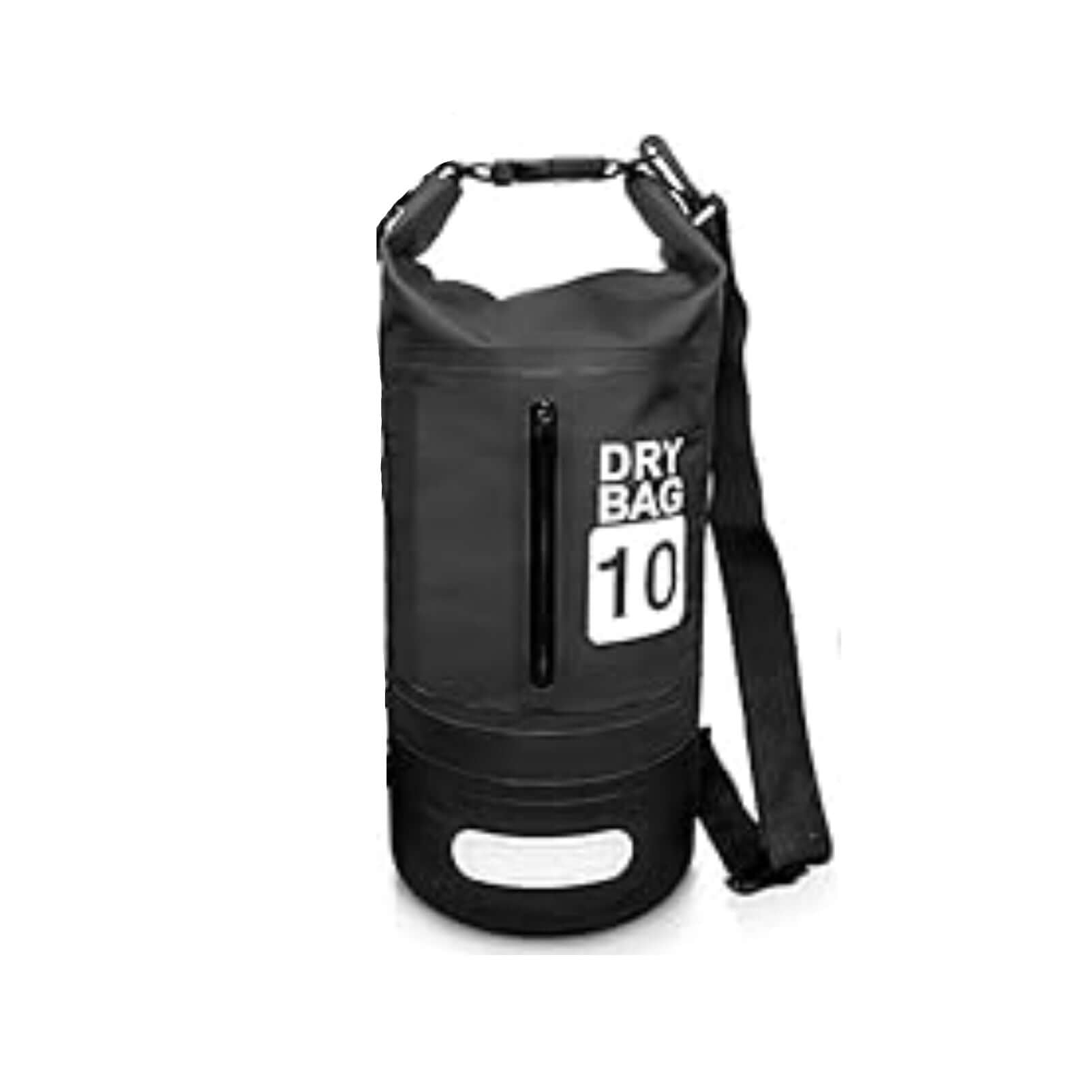 Waterproof Dry Bag 10L BLACK | Lightweight Large Capacity Sack | Organizer Storage Utility Bags | INSOURCE