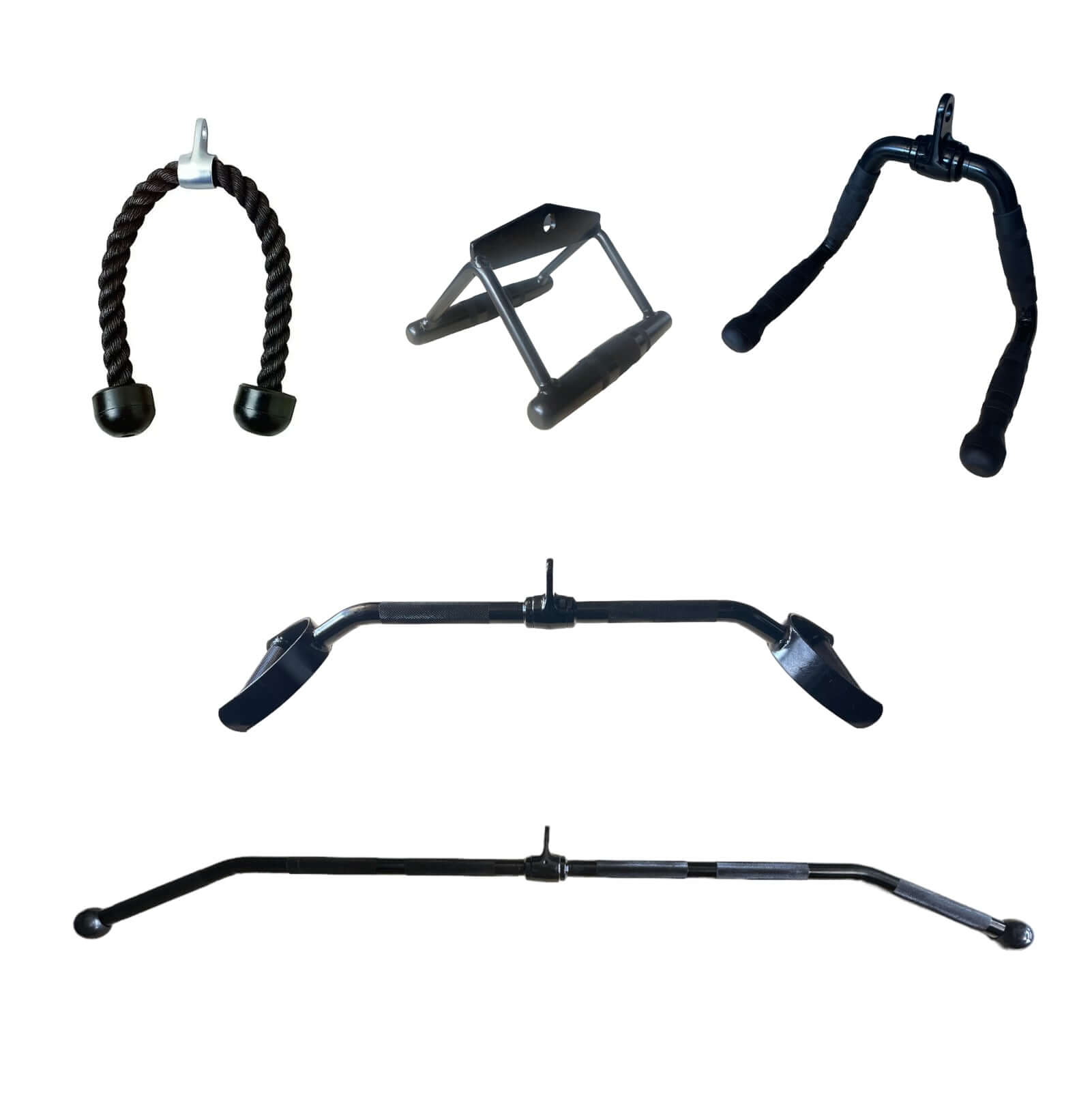 Black Steel Pack - Rope, Triangle, Multi, D lat, Wide Lat | INSOURCE