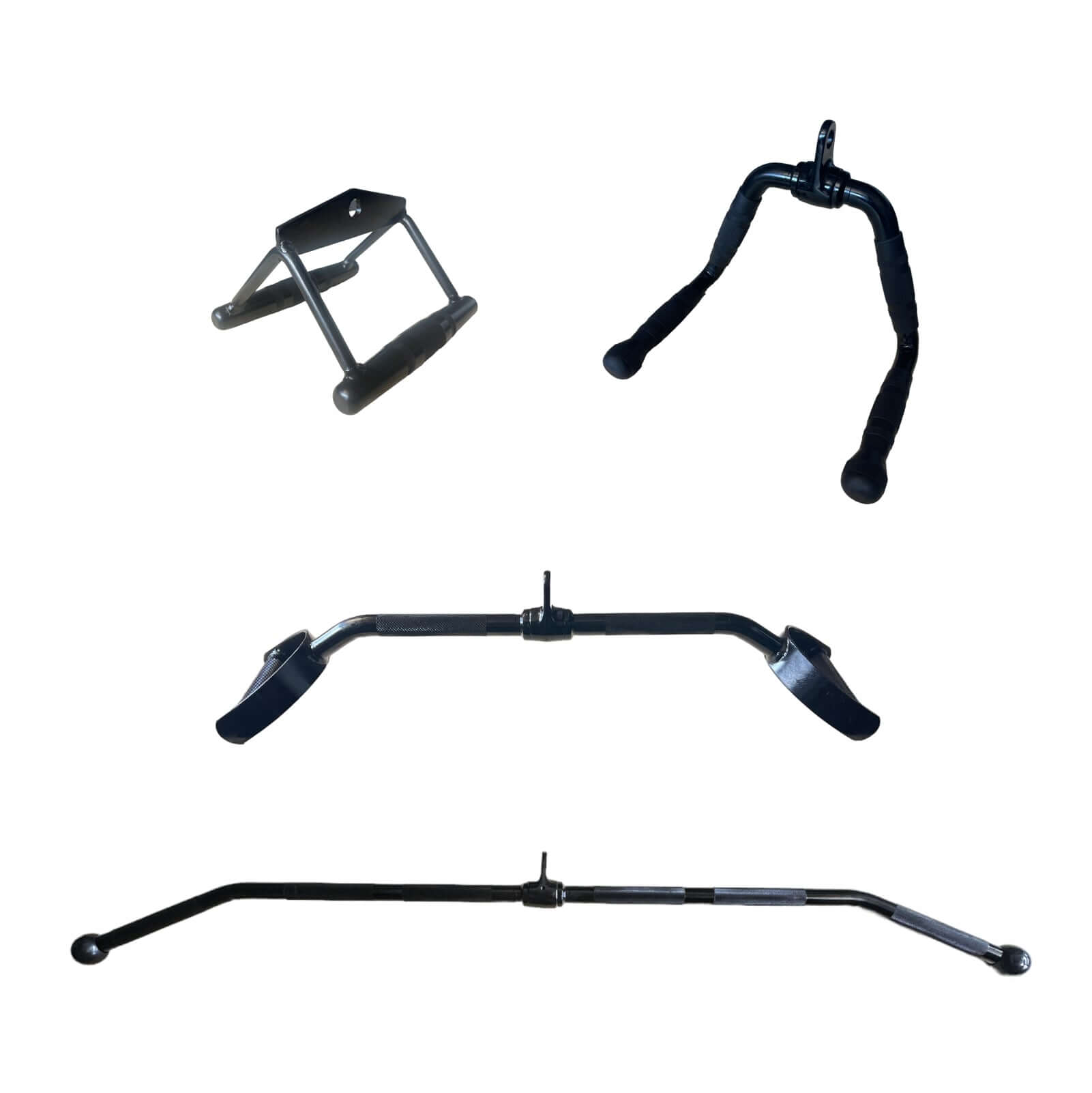 Various Black Steel Cable attachments - Triangle, Multi, D Lat, Wide Lat | INSOURCE