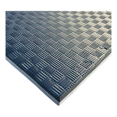 Pack of 50 - 20mm EVA Foam Jigsaw Interlocking Floor Tile Mat 1m x 1m BLACK / GREY