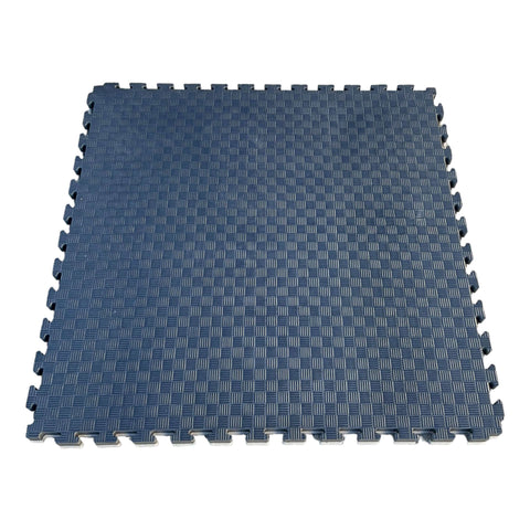 20mm EVA Foam Jigsaw Interlocking Floor Tile Mat 1m x 1m BLACK / GREY