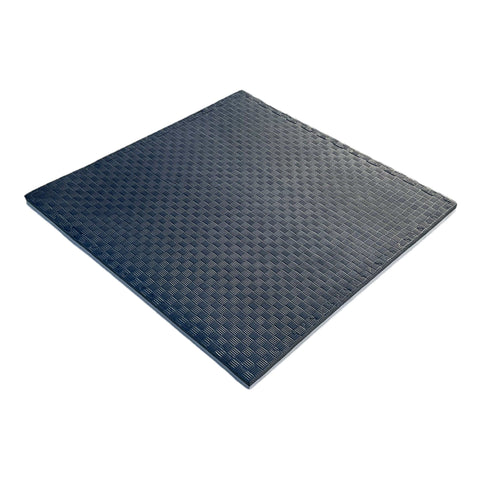 Pack of 50 - 20mm EVA Foam Jigsaw Interlocking Floor Tile Mat 1m x 1m BLACK / GREY
