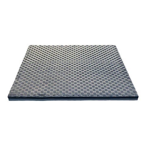 Pack of 50 - 40mm EVA Foam Jigsaw Interlocking Floor Tile Mat 1m x 1m BLACK / GREY