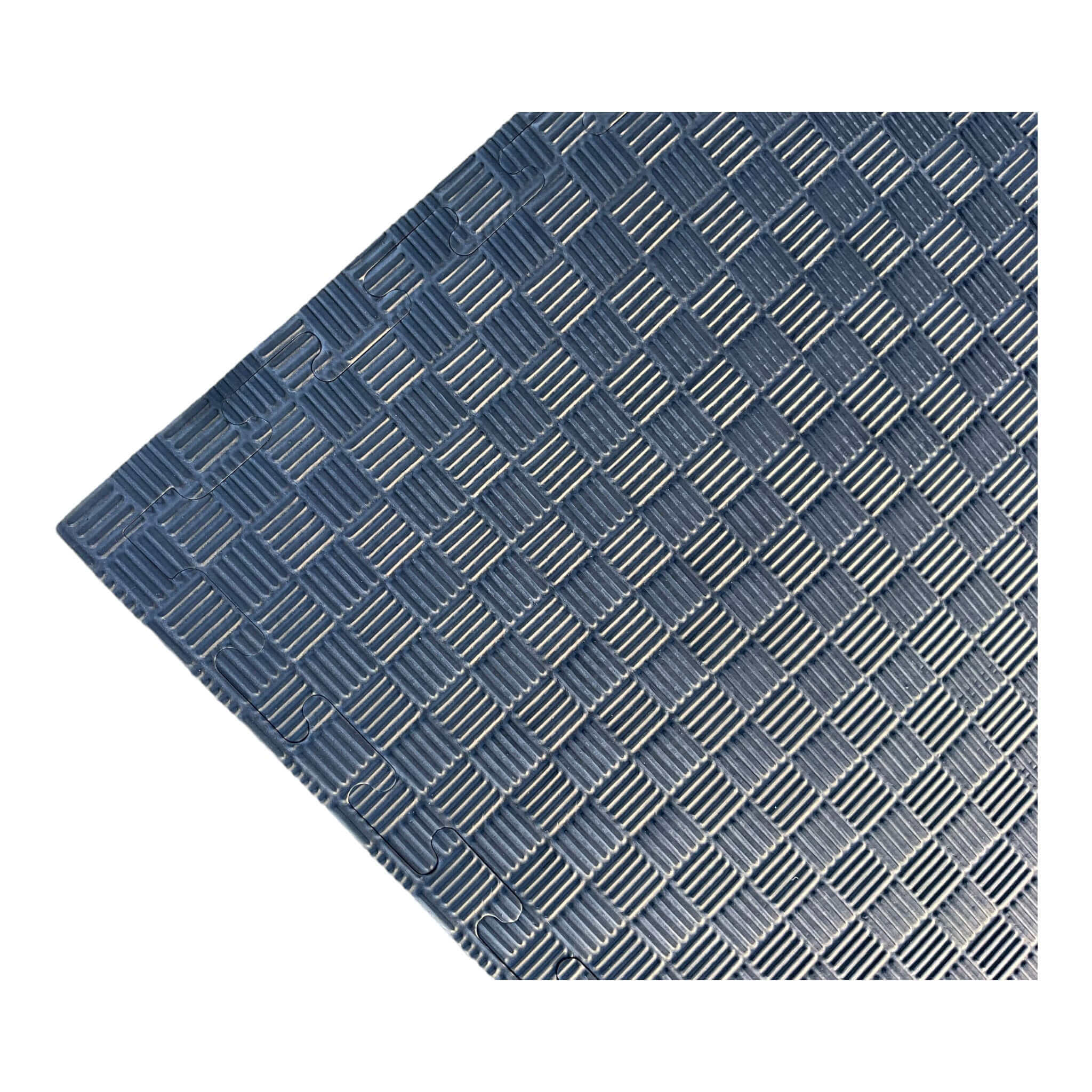 Pack of 20 - 40mm EVA Foam Jigsaw Interlocking Floor Tile Mat 1m x 1m BLACK / GREY | INSOURCE