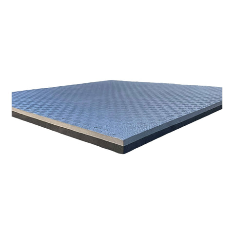 40mm EVA Foam Jigsaw Interlocking Floor Tile Mat 1m x 1m BLACK / GREY