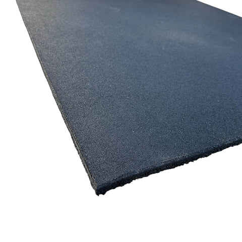 Rubber Gym Flooring Black 1000x1000x15mm Indoor Outdoor Exercise Fitness Sport Tiles Mats Durable