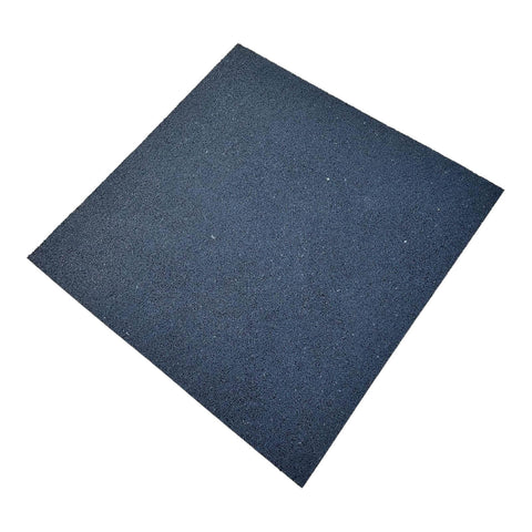 Rubber Gym Flooring Black 1000x1000x15mm Indoor Outdoor Exercise Fitness Sport Tiles Mats Durable