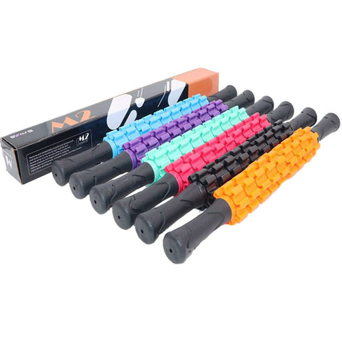 M2 Handheld Massage Roller Stick - Orange