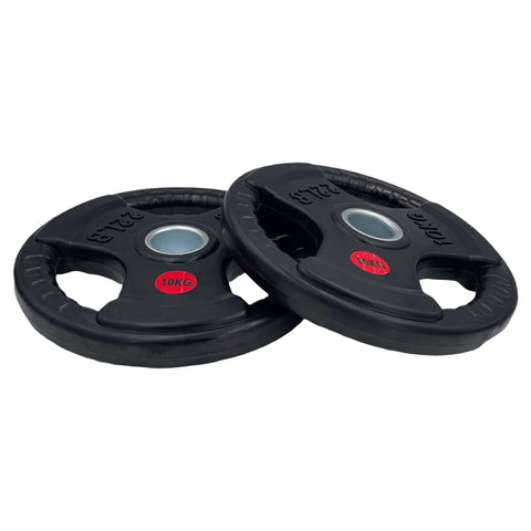 37.5kg Tri Grip Rubber Weight Plate Set with 1.2m EZ Curl Bar | INSOURCE
