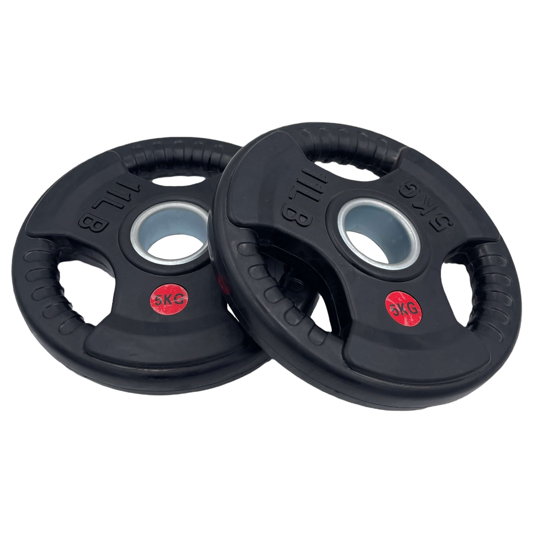 37.5kg Tri Grip Rubber Weight Plate Set with 1.2m EZ Curl Bar | INSOURCE