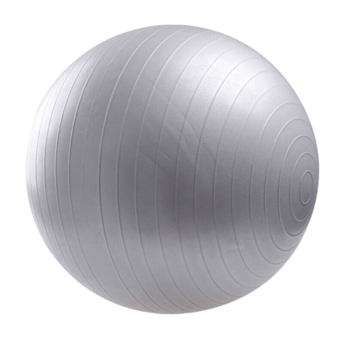 65cm Grey Yoga Exercise Ball Pilates Swiss Ball Anti-burst