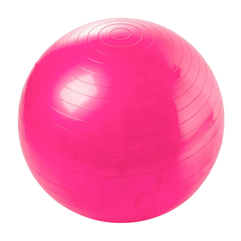65cm Pink Yoga Exercise Ball Pilates Swiss Ball Anti-burst