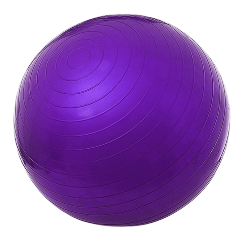 45cm Purple Yoga Exercise Ball Pilates Swiss Ball Anti-burst | INSOURCE