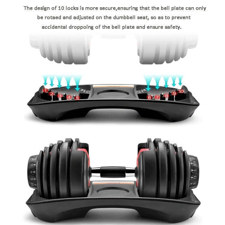 24kg and 40kg Adjustable Dumbbells | Adjustable Dumbbells | INSOURCE