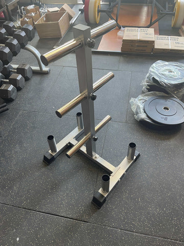 6 Sleeve Vertical Weight Plate Barbell Storage Rack