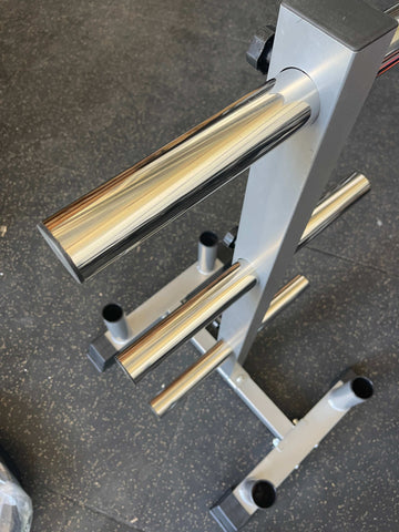 6 Sleeve Vertical Weight Plate Barbell Storage Rack