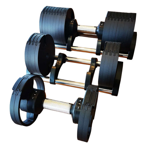 32kg Compact Adjustable Dumbbells (pairs) | Adjustable Dumbbells | INSOURCE