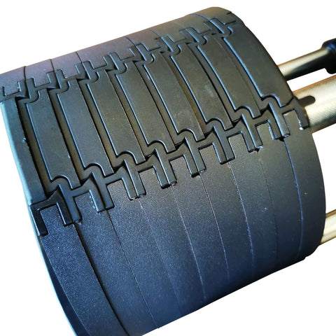 32kg Compact Adjustable Dumbbells with Stand Set