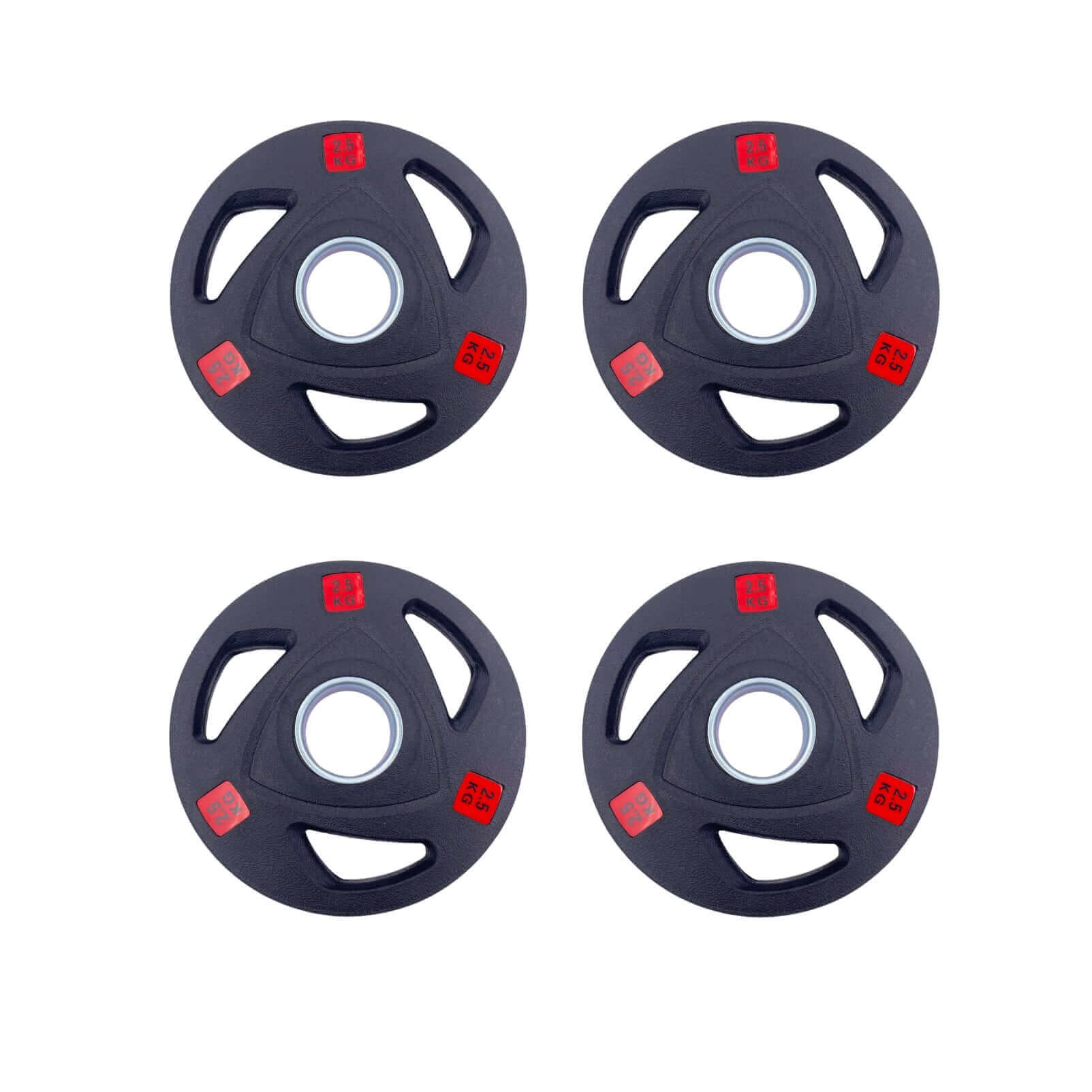 4 x 2.5kg Rubber Tri-grip Weight Plates Type-A | INSOURCE