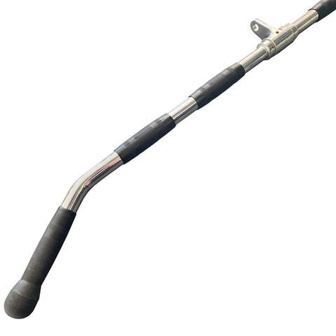 Rubber Wide Lat Pulldown Bar 125cm Cable Attachment