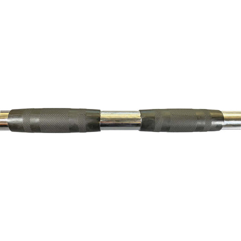 Rubber Wide Lat Pulldown Bar 125cm Cable Attachment
