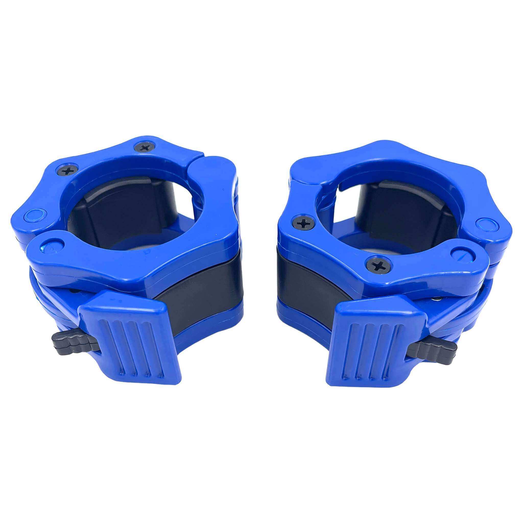 Olympic Barbell Lock Collars - Blue Pair | Insource