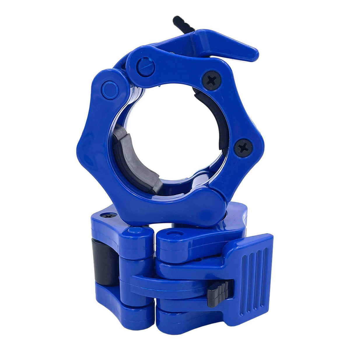 50mm Olympic Size Nylon Clamp Quick Lock Collars - Blue Pair | INSOURCE