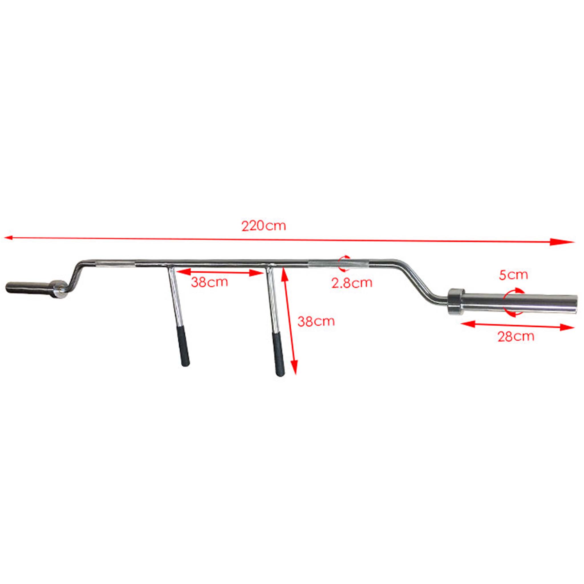 2.2m Safety Squat Bar | INSOURCE