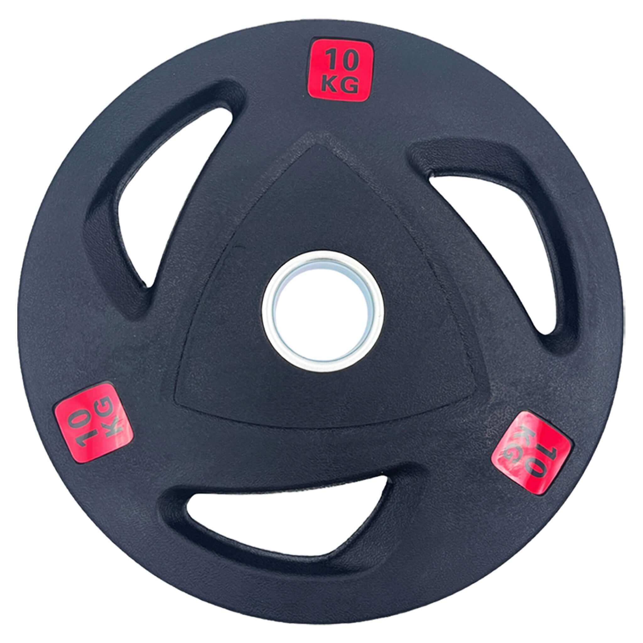10kg Rubber Tri-grip Weight Plates Type-A (Pairs) | INSOURCE