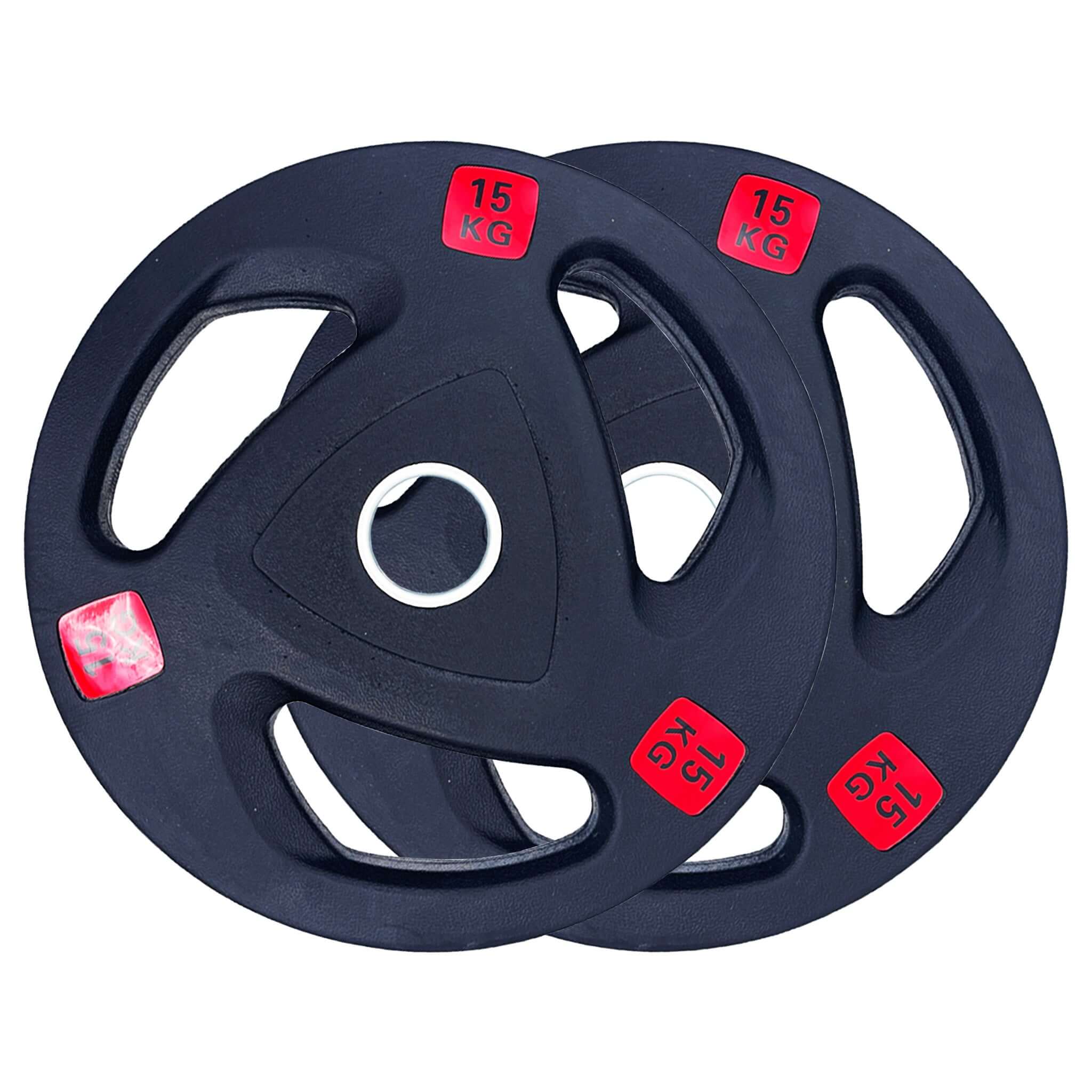 Rubber Coated Type-A Tri-Grip Weight Plates 87.5kg Bundle | Tri Grip Rubber Plates | INSOURCE
