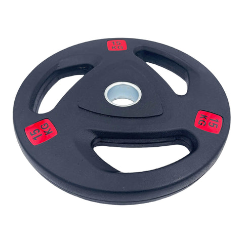 60kg Rubber Tri-Grip Type-A Weight Plates and 2.2m Olympic Barbell 700lb Package