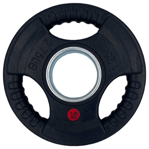 67.5kg Rubber Tri-Grip Type-O Weight Plates and 2.2m Olympic Bar Package