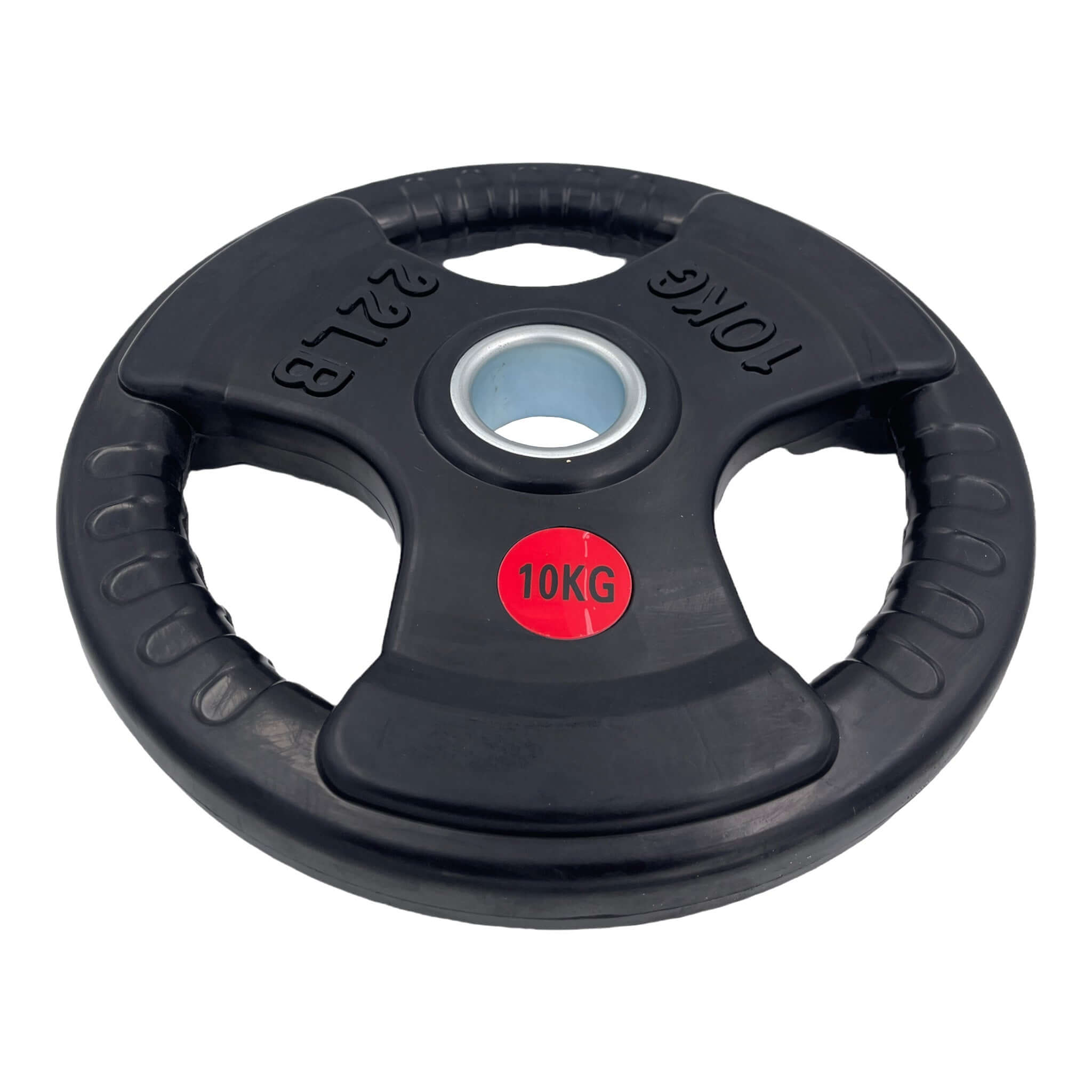 10kg Rubber Tri-grip Weight Plates Type-O Pair | INSOURCE