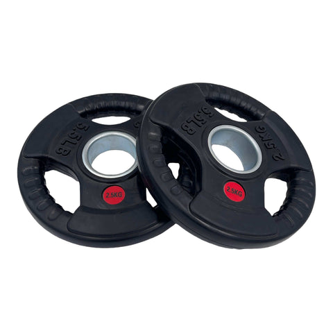 4 x 2.5kg Rubber Tri-grip Weight Plates Type-O | INSOURCE