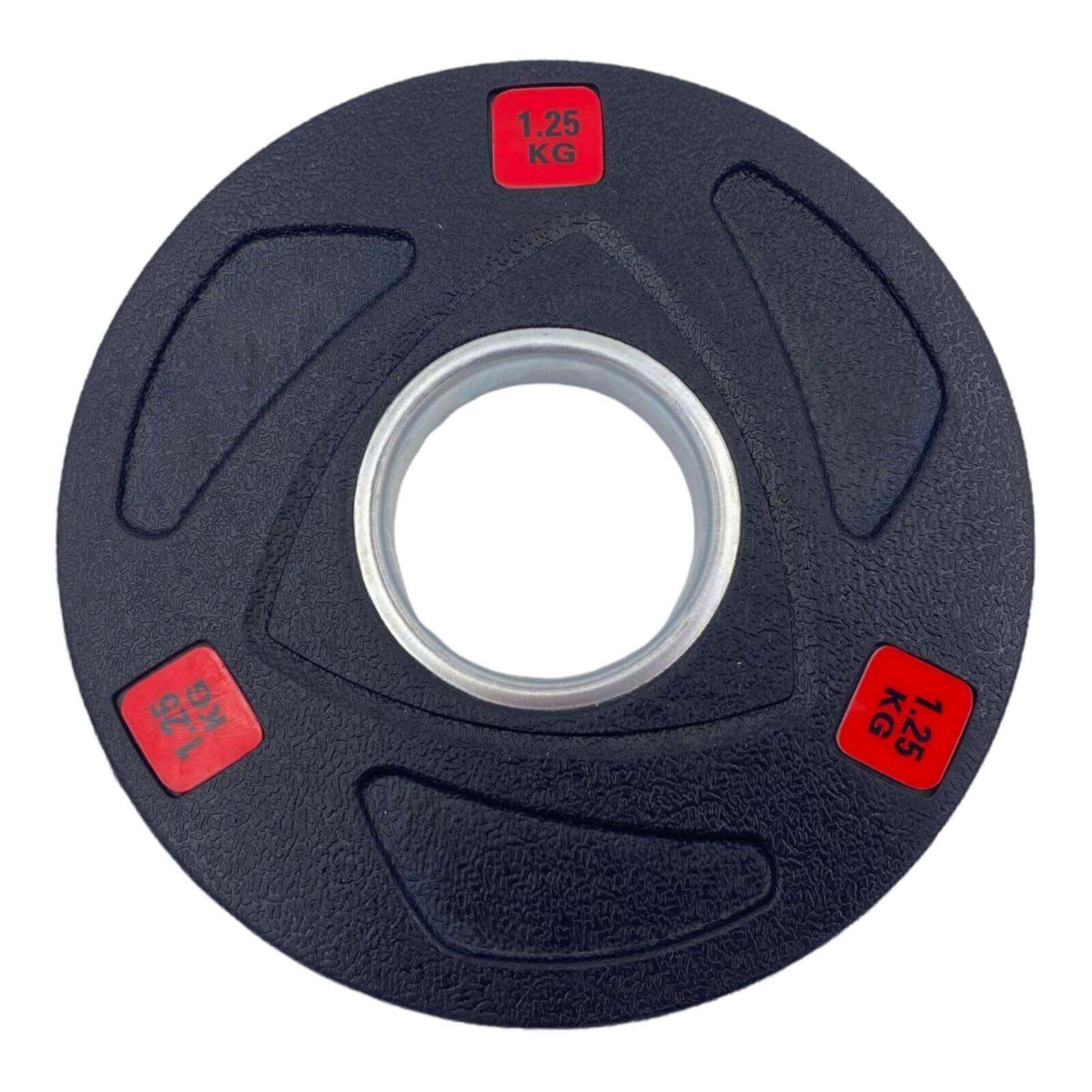 Rubber Coated Tri-grip Weight Plates Type-A (Pairs) - 1.25kg | Tri Grip Rubber Plates | INSOURCE