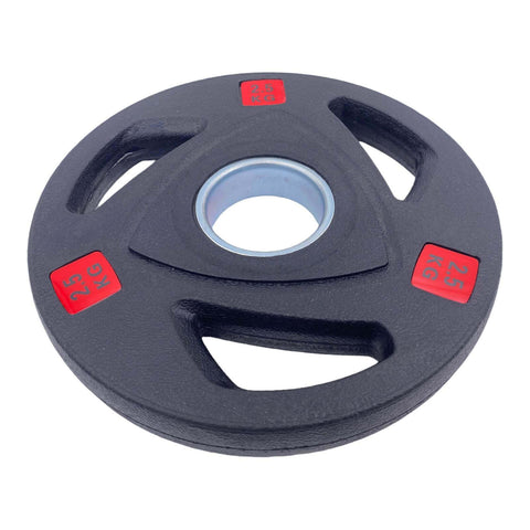 Rubber Coated Tri-grip Weight Plates Type-A (Pairs) - 2.5kg | Tri Grip Rubber Plates | INSOURCE
