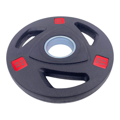 Rubber Coated Tri-grip Weight Plates Type-A (Pairs) - 2.5kg | Tri Grip Rubber Plates | INSOURCE