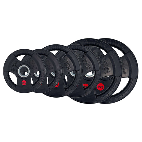 60kg Rubber Tri-Grip Weight Plates Package Type-O