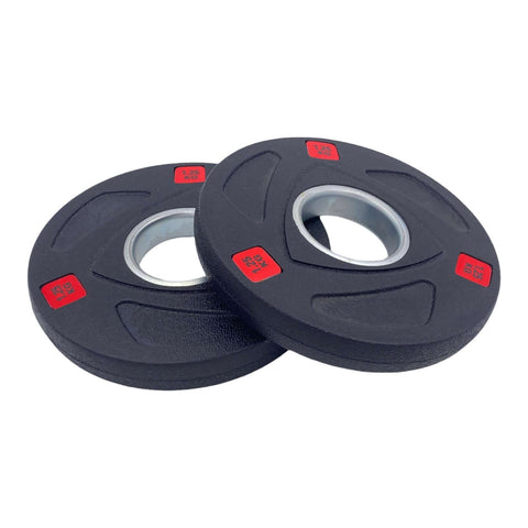 Rubber Coated Tri-grip Weight Plates Type-A (Pairs) - 1.25kg | Tri Grip Rubber Plates | INSOURCE